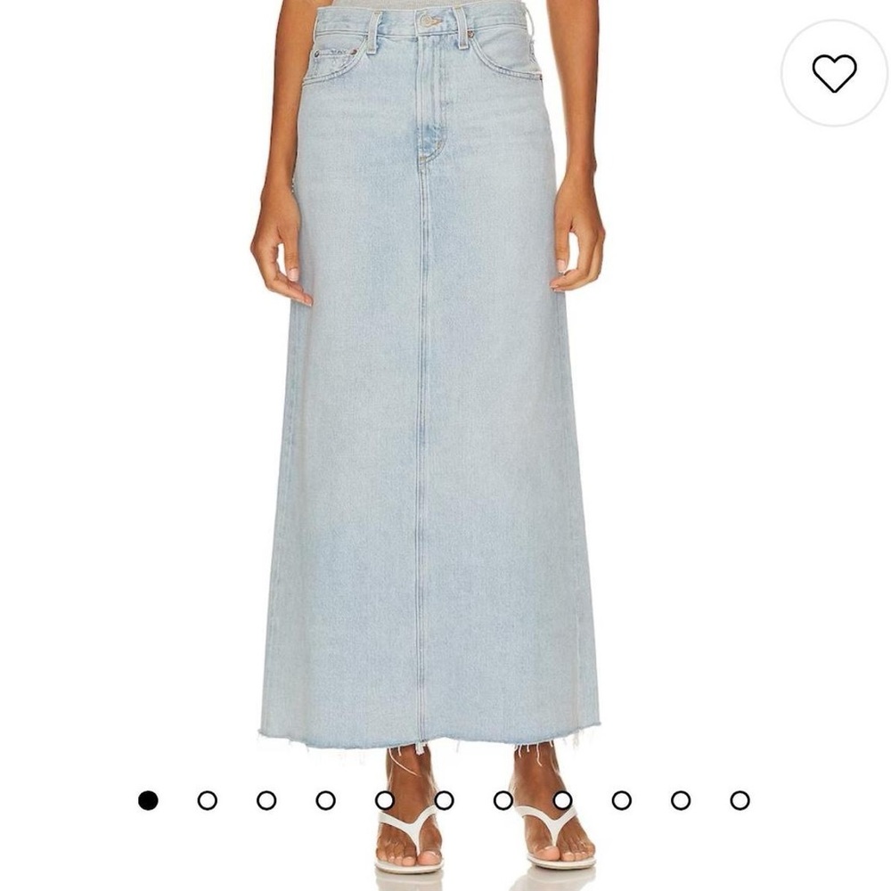 AGOLDE HILLA MAXI SKIRT